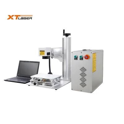 Metal Engraving 20 Watt 30 Watt Fiber Laser Marking Machine