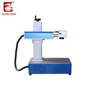 Mini Desktop Fiber Laser Marking Machine Stainless Steel Nameplate Metal DIY Small Laser Engraving Machine Lettering Machine Made in China