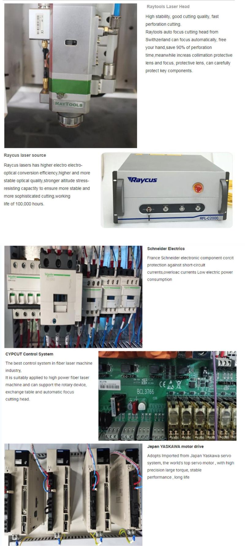 Fiber Laser Metal Cutter Machine for High Power 3000W to 30kw Ipg/ Raycus with Exchange Platform/Two Working Tables Fiber Laser Cutting Machine for Metal Sheet