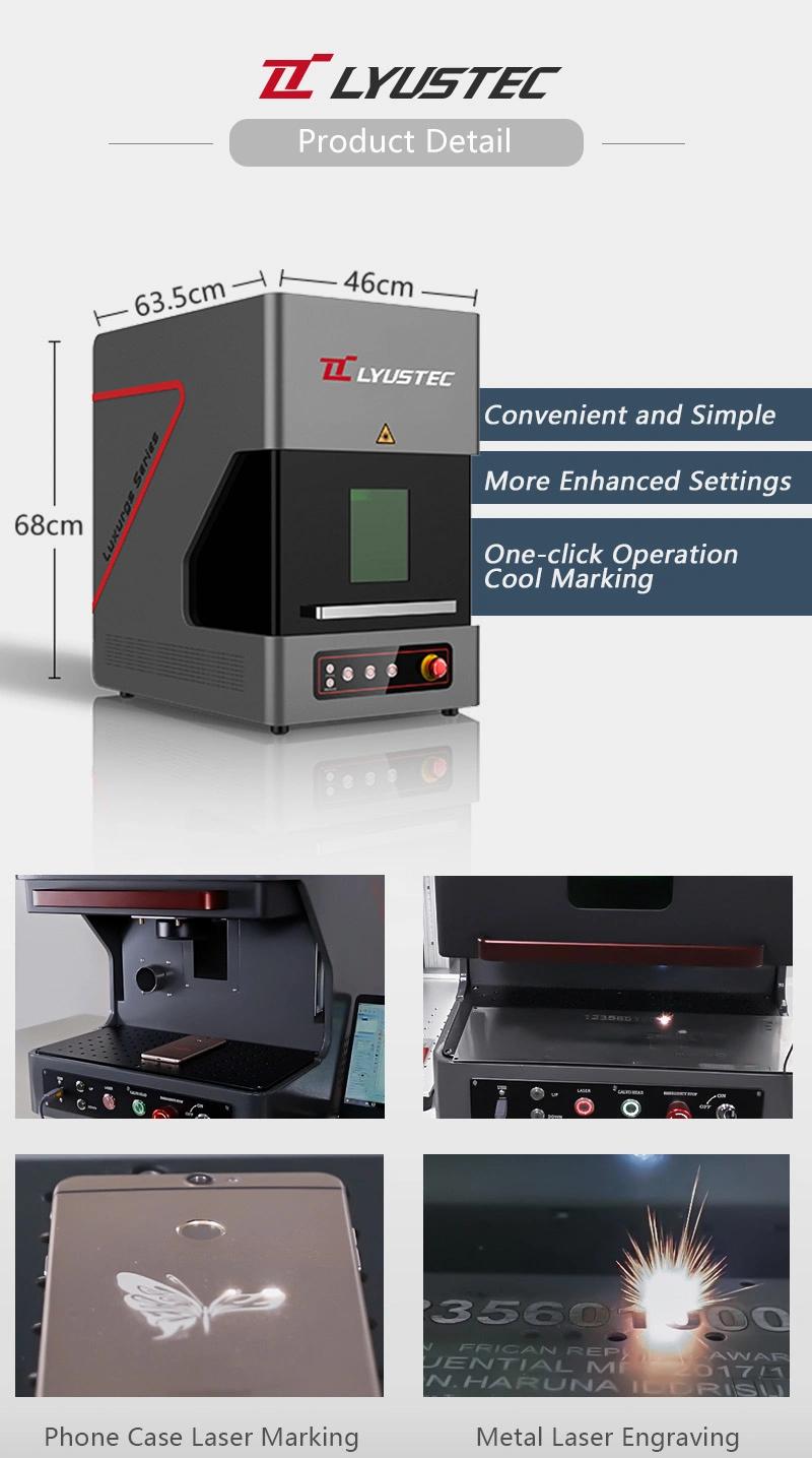 High Quality Mini Model Laser Marking Machine 20W 30W for Nameplate and Stainless Steel