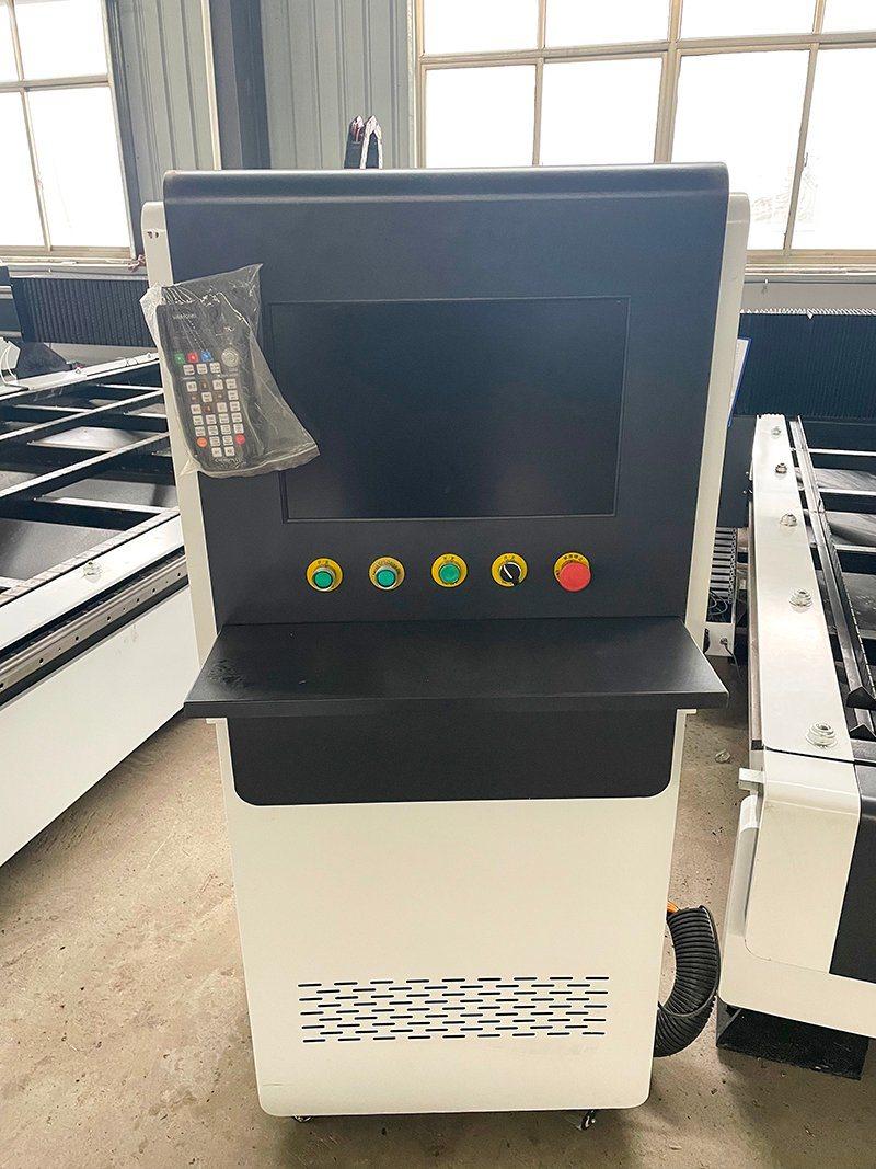 Hgtech 1kw 2kw 3kw 6kw CNC Fiber Laser Metal Cutting Machinery GF3015plus Laser Power 1000W 1500W
