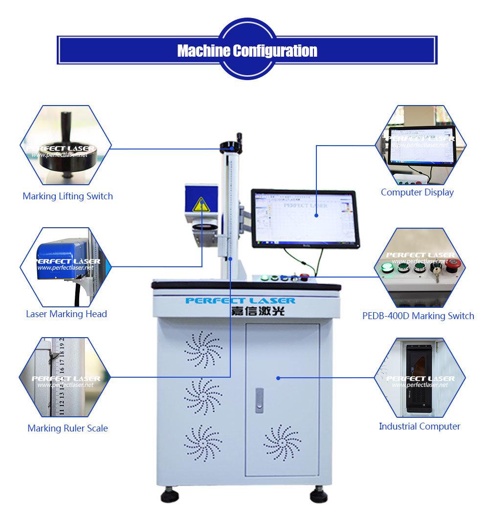 Industrial High Precision Floor Standing Model Fiber Laser Marking Machine for PVC Sheet