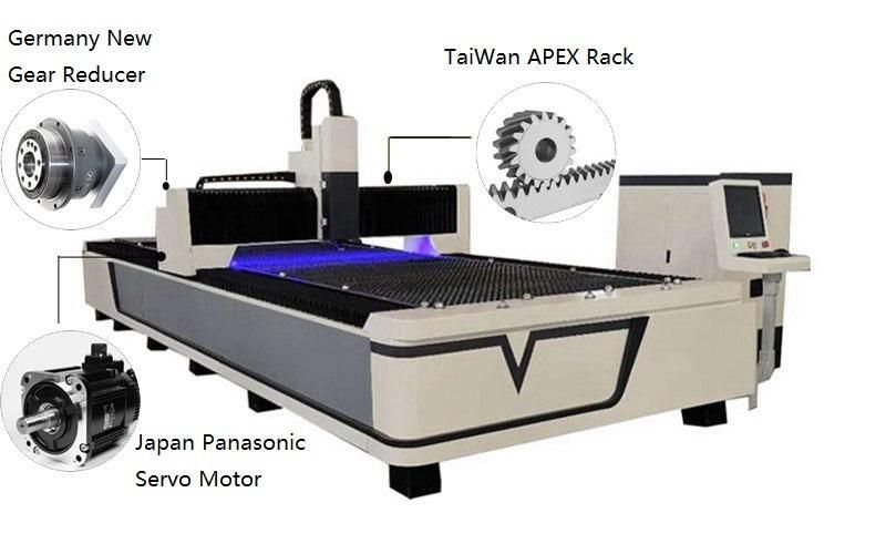 Fiber Laser Cutting Machine 1000W Raycus Laser Power