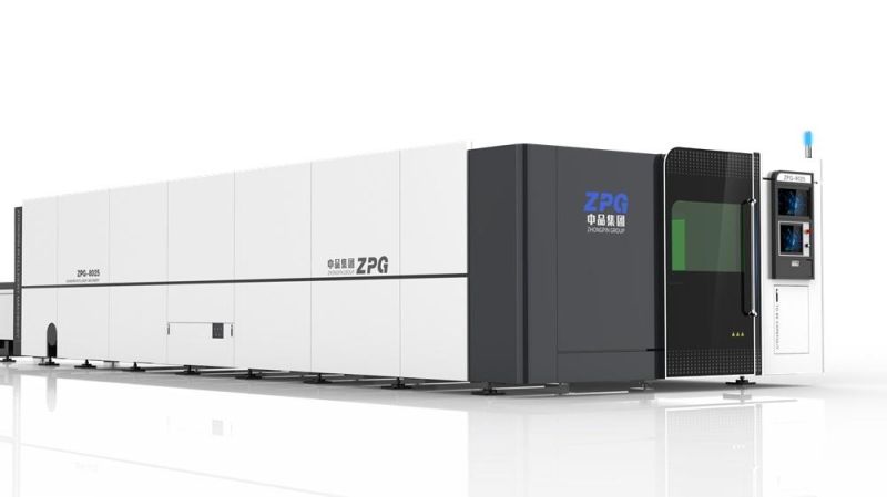 China Zpg 4kw Fiber Laser Cutting Machine with Shuttle Tables and Enclosure for Stainless Steel, Mild Steel, Titanium Alloy, Brass