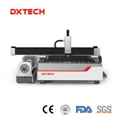 2021 Fiber Laser Cutting Machine Manufacturer CNC Laser Cutter for Metal Plate and Tube Dual Use Machine