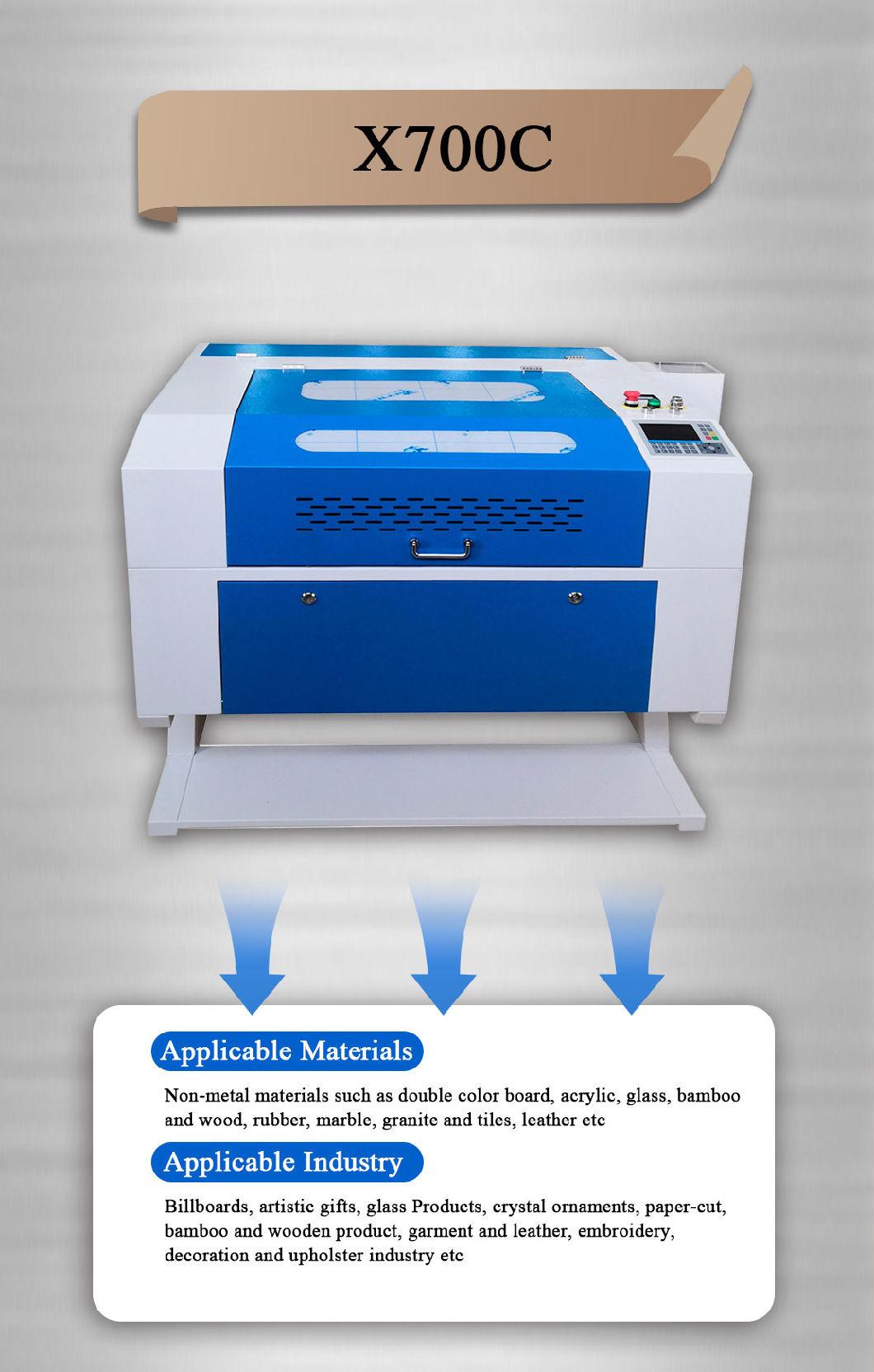 Fabric MDF Acrylic Stone Granity 100W 5070 Laser Engraving Machine