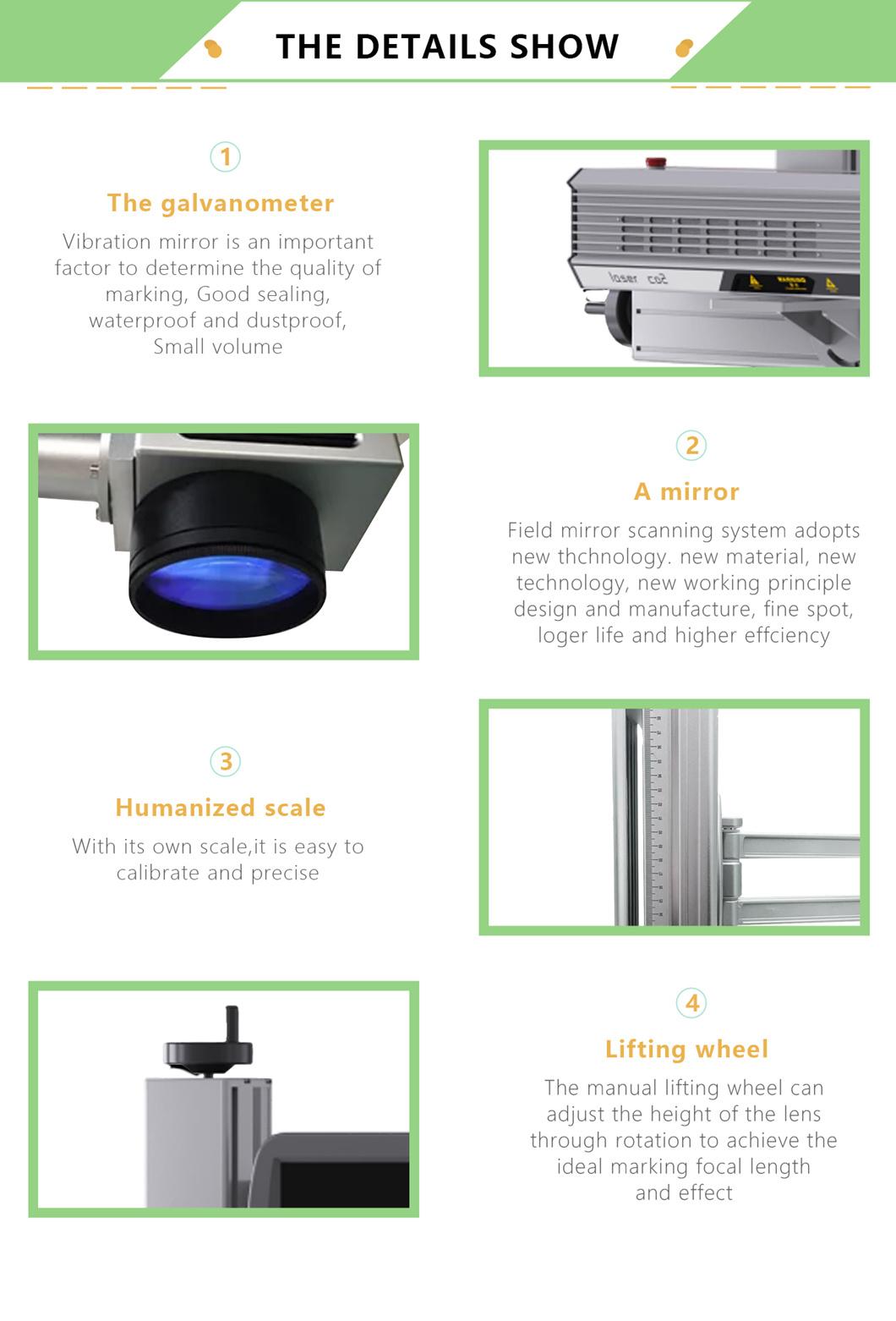 Lbc30 30W CO2 Laser Marking Machine for PVC/PPR/HDPE Pipe Fly Mode for Automatic Intelligent Laser Machine