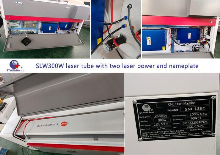 Hot Sale 100W 130W 150W 300W CNC CO2 Laser Cutting Machine 1390 130X90