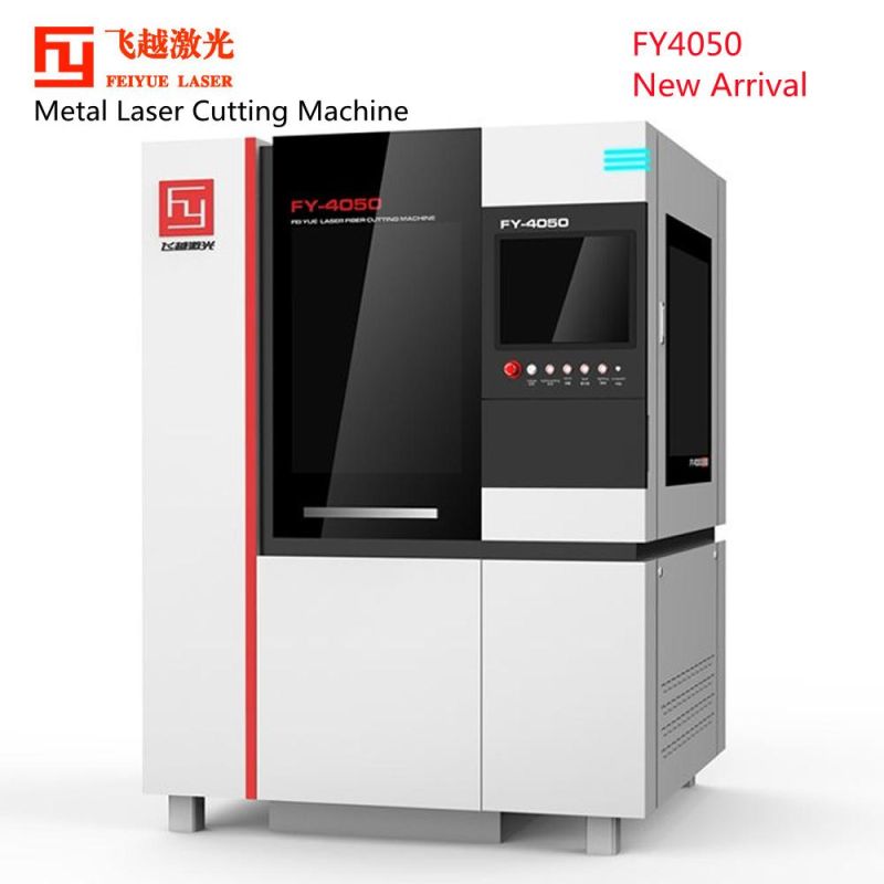 Fy4050b Precision Laser Cutter Feiyue Laser Best CNC Cut Ss Stainless Steel Plate Aluminum Copper Titanium Sheet Jewelry Metal Cheap Fiber Laser Cutting Machine