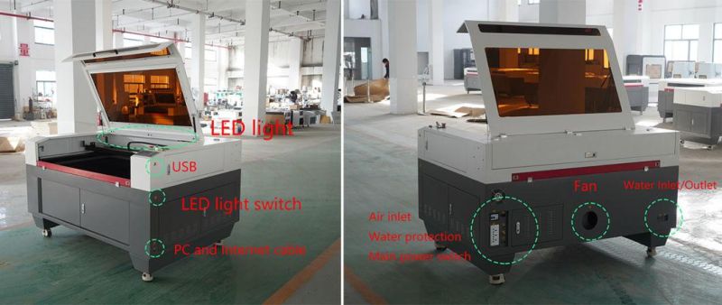 Ruida 6040 6090 1390 Laser Cutter Reci CO2 80W 90W 100W 130W 150W Laser Engraving Cutting Machine for Acrylic MDF Wood Plexiglass Plastic Non-Metallic Engraver