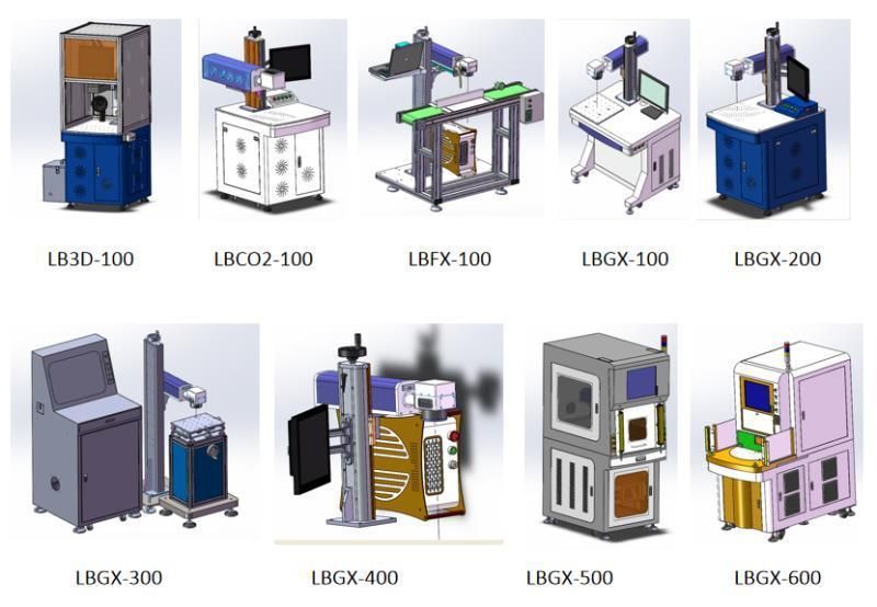 2019 Newest Visual Positioning 20W Fiber Laser Marking Machine