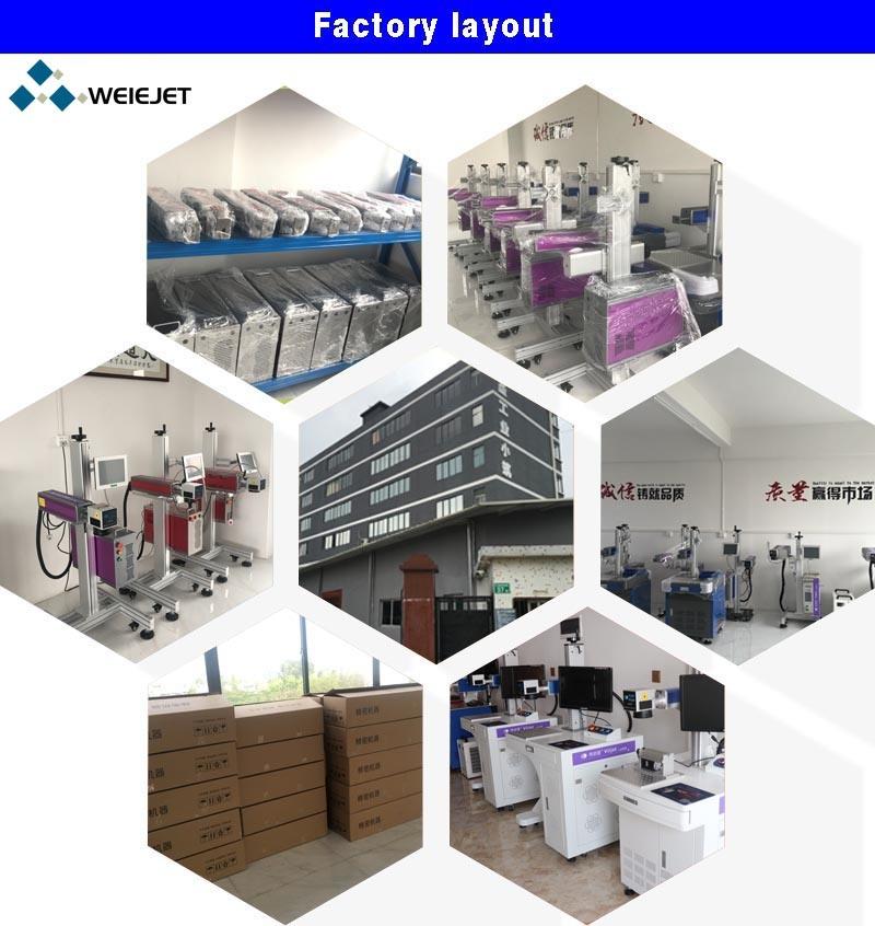 20W Fiber Laser Marking/Cutting Machine for PVC/Industiral Product Coding/Battery/Matel