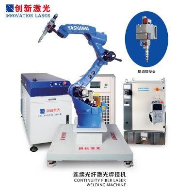 50um/100um Biomedicine Chuangxin Wooden Box China Automatic Robot Fiber Laser Welding Machine CS1500 CS2000 CS3000 CS6000