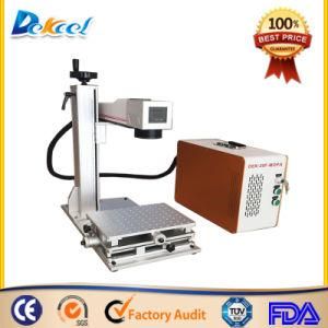 10 W Mopa Color Fiber Laser Marking/ Engraving Machine with Moving Table