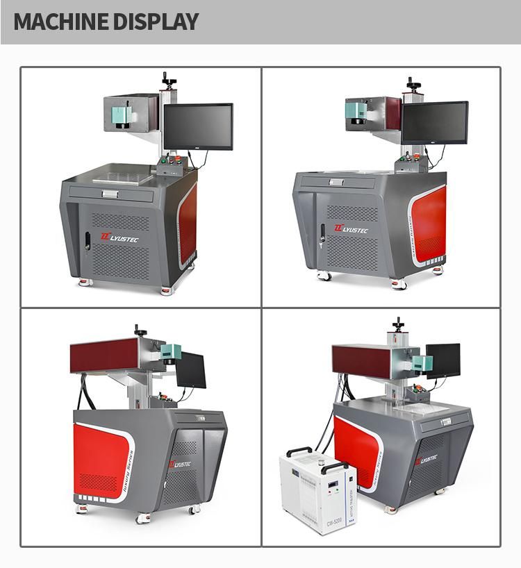 Ultraviolet UV Laser Marking Machine 3W for Marking Glass