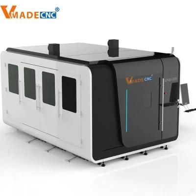 CNC Steel Fiber Laser Cutter 4000W Metal Fiber Laser Cutting Machine on Sale