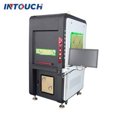 Closed 750*750mm Jewelry Thin Gold Silver Copper Jpt Mopa Fiber Laser Marking Cutting Machine