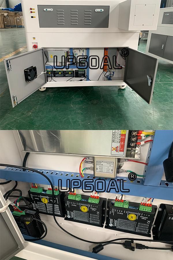 Non-Metal Material Live Focus CO2 Laser Cutting Machine for Curving Wood Plate 900*600mm