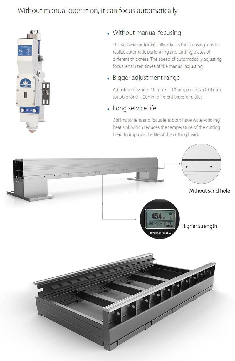 3000W Fiber Laser Cutting Machine/Carbon Steel, Alloy, Metal Sheet Fiber Laser