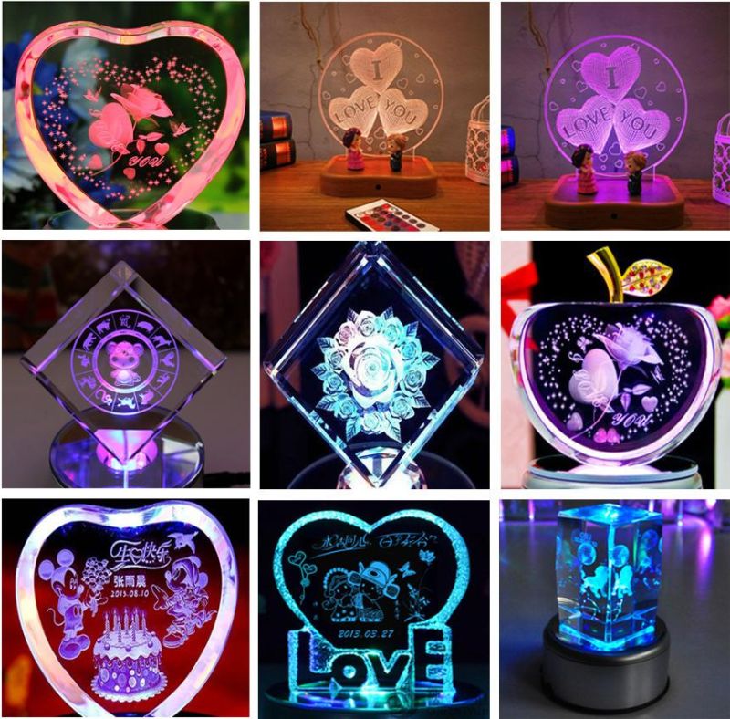 3D Crystal Laser Engraving Machine Glass Laser Machine