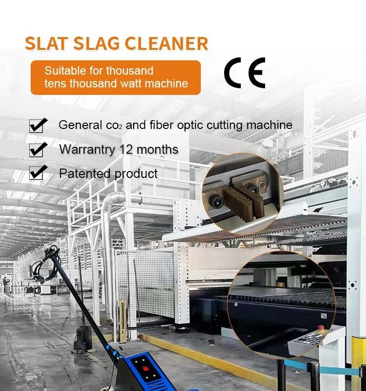 Remove Heavy Slag in Second Fiber Laser Cutting Table Cleaning Tools