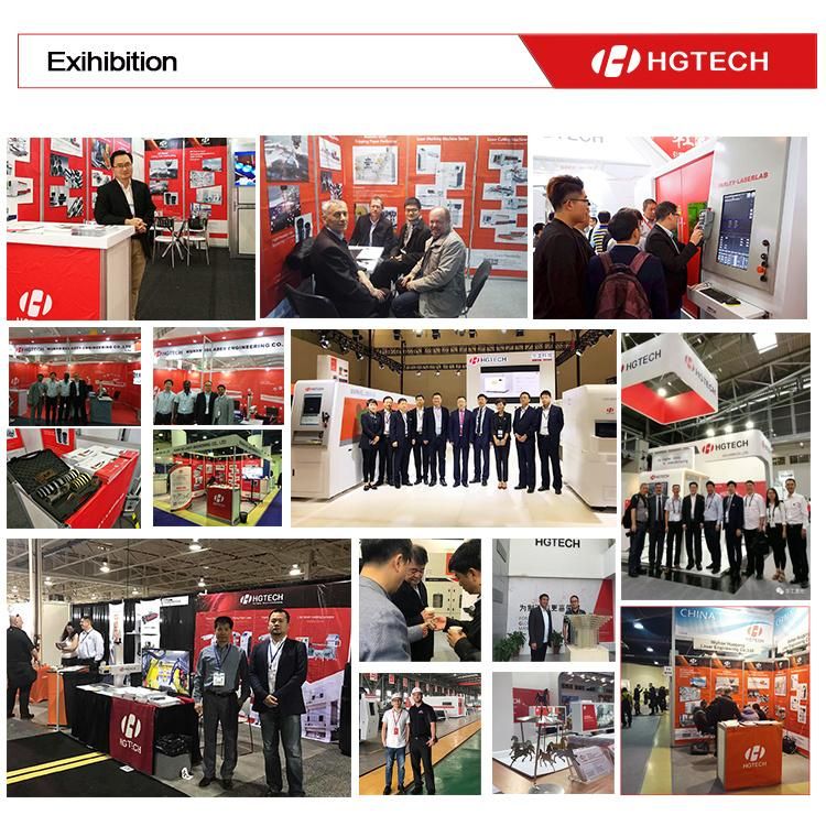 Hgtech 1kw 1.5kw 2kw 3kw 4kw, Raycus Laser Source Laser Metal Tubes Cutting, Fiber Laser Cutting Machine