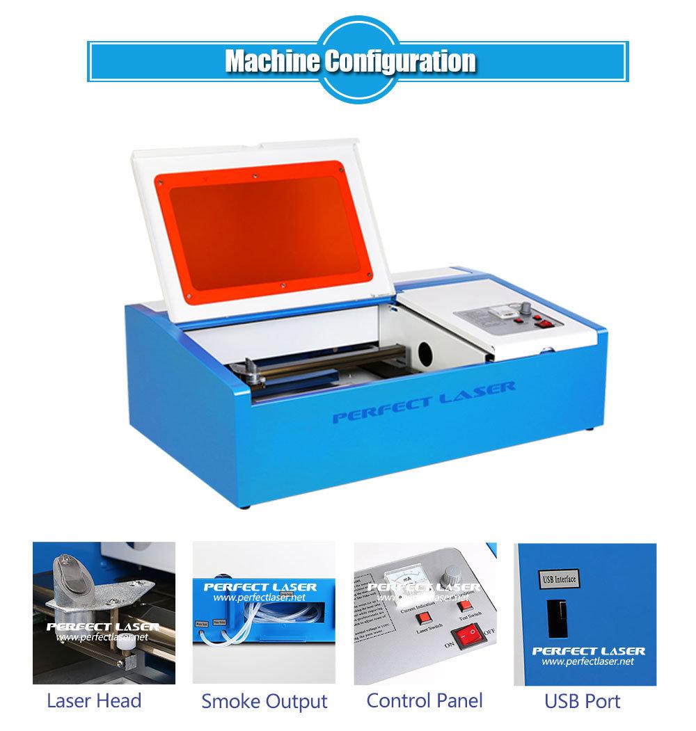 Desktop Mini CO2 Laser Engraving and Cutting Machine (PEDK-4030)