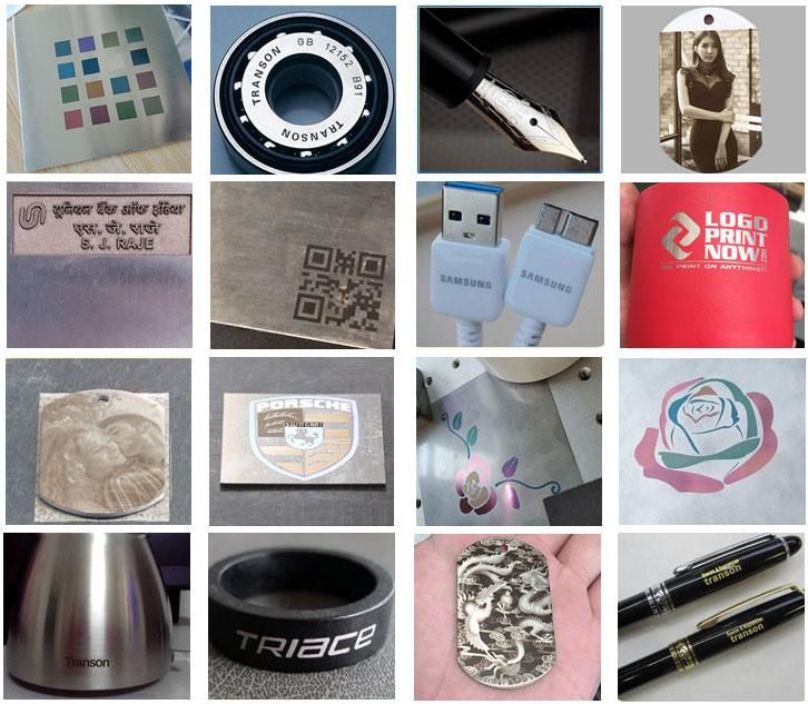 Flying Fiber Laser Marking Machine 50W Date Logo Production Line