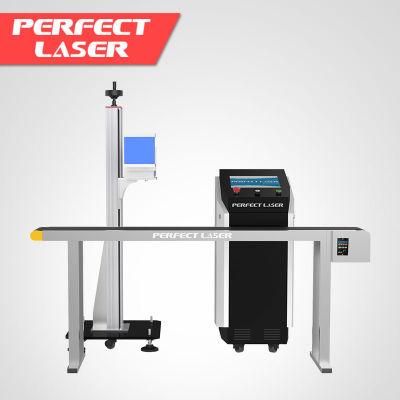 Online Flying CO2 Laser Marking Printing Machine for Non-Metal /Wood