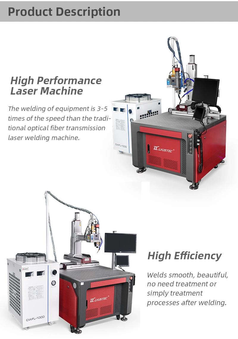 Carbon Steel Metal 4 Axis Fiber Laser Welding Machine 1500 Watts