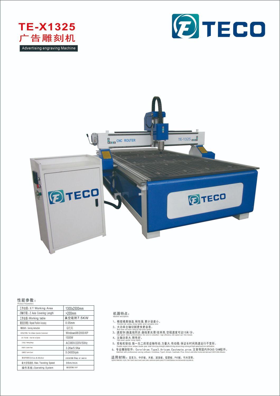 CNC Router1325 for Woodworking Engraving Machine Advertising