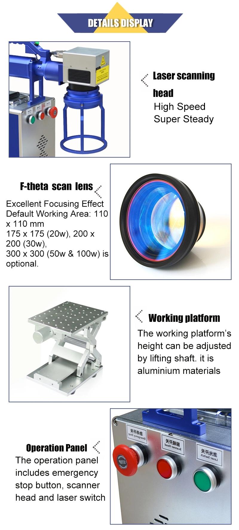 Mactron Manual Laser Marker Optical Fiber CNC Laser Marking Machine