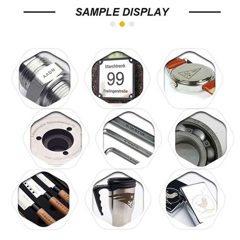 20W 30W 50W Metal Nameplate Engraving Fiber Laser Marking Machine Price