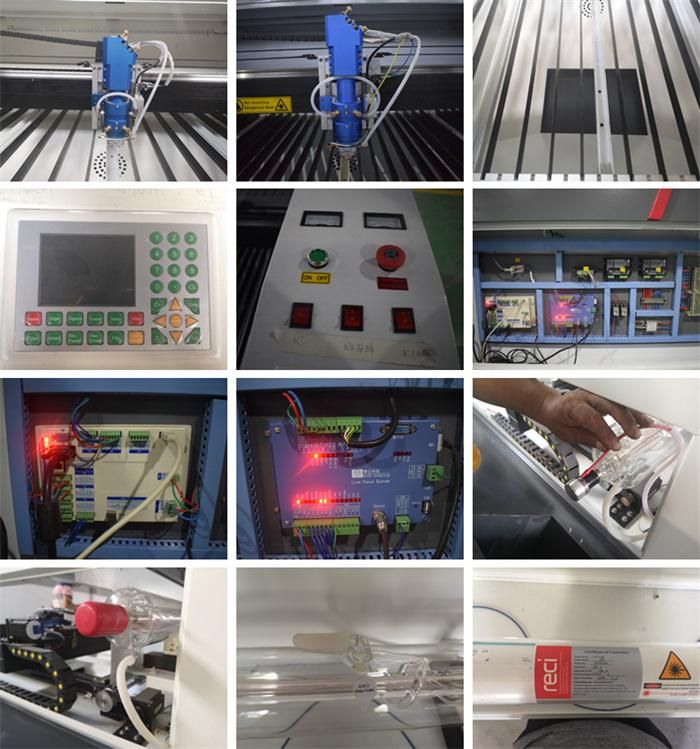 China Hot Sale Thin Metal Laser Cutting Machine / 180W Metal and Nonmetal Laser Cutter