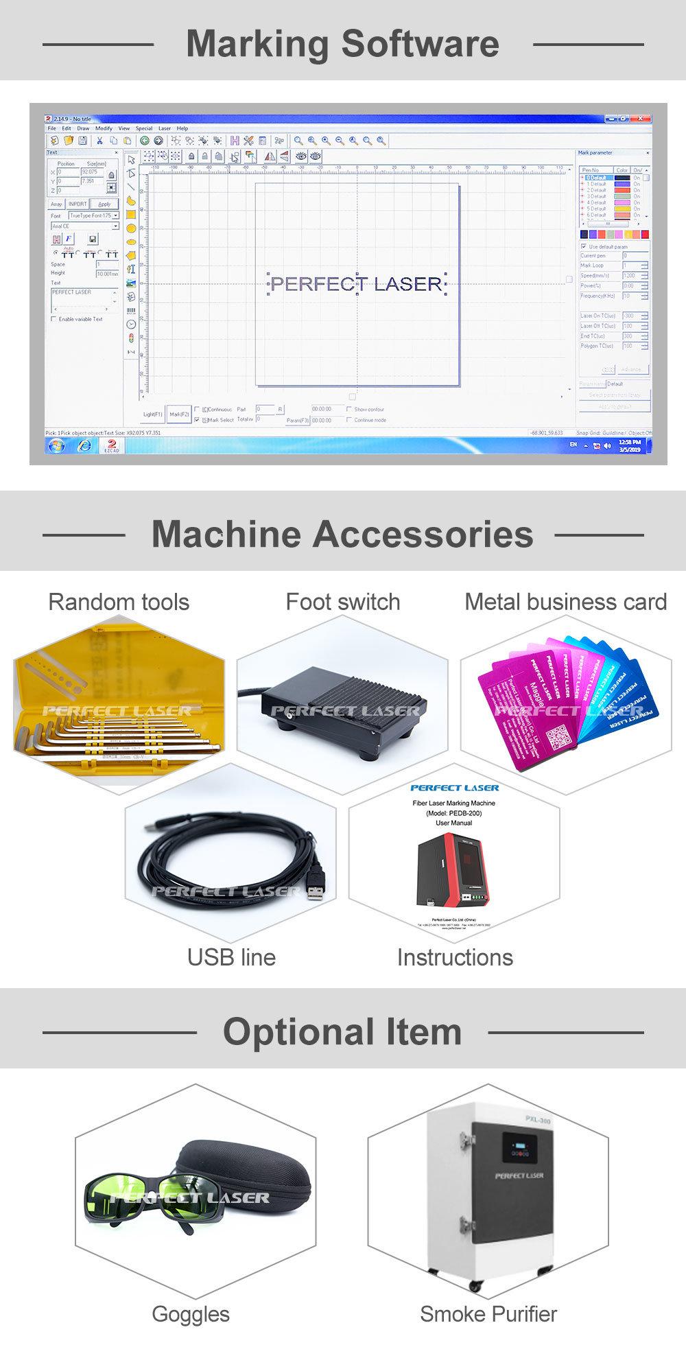 Perfect Laser - Protective Cover Stainless Steel 20W Fiber Laser Marking Machine