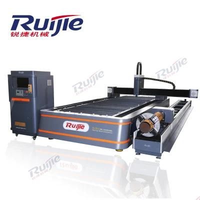 Fiber Laser Metal Cutting Machine for Round/Square Pipe and Tube Rj1530/Rj1560/Rj1325