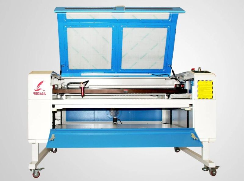 Redsail Acrylic Wood MDF Cardboard Plastic Rubber PVC Foam Fabric Leather 1390 CO2 Laser Cutting Engraving Machine Price with Ruida