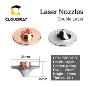 Cloudray Precitec Type C Cutting Nozzles Double Layer D28