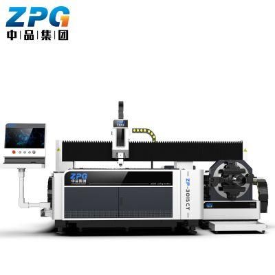 Metal Sheets/Tubes/Pipes Cutting 1000W Fiber Laser Cutter Machine for Stainless Steel or Carbon Steel Zpg-Laser