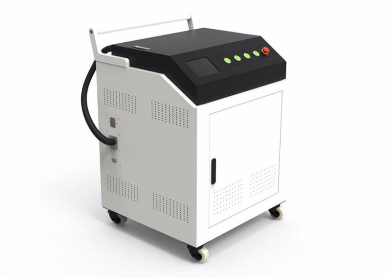 500W Raycus Metal Parts Fiber Laser Rust Removal Cleaning Machine