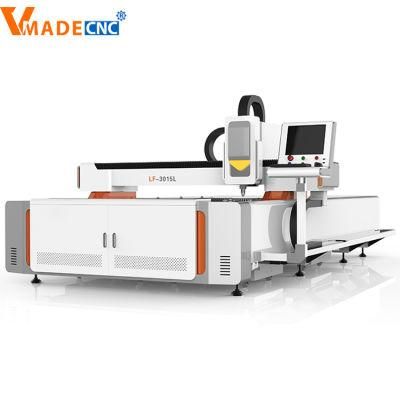 1000W 1500W Fast Speed Fiber Laser Cutting Machine for Carbon Steel Cutter with 1800W Yaskawa Servo Motor and Driver