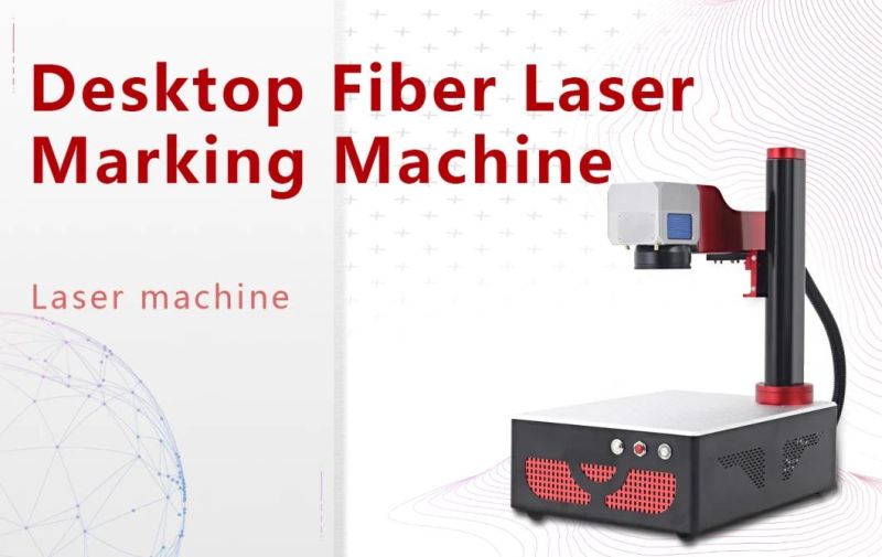 Lueb Portable Desktop Laser Marking Machine Industrial Fast Marking Laser Coding Machine Marking Image/ Date/ Serial Number