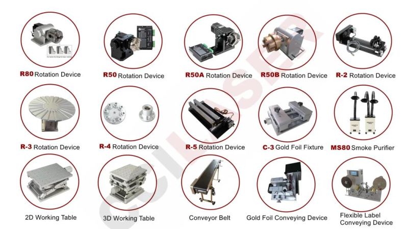 CNC Deep Engraving Jewelry Fiber Laser Marking Machine 50W 100W