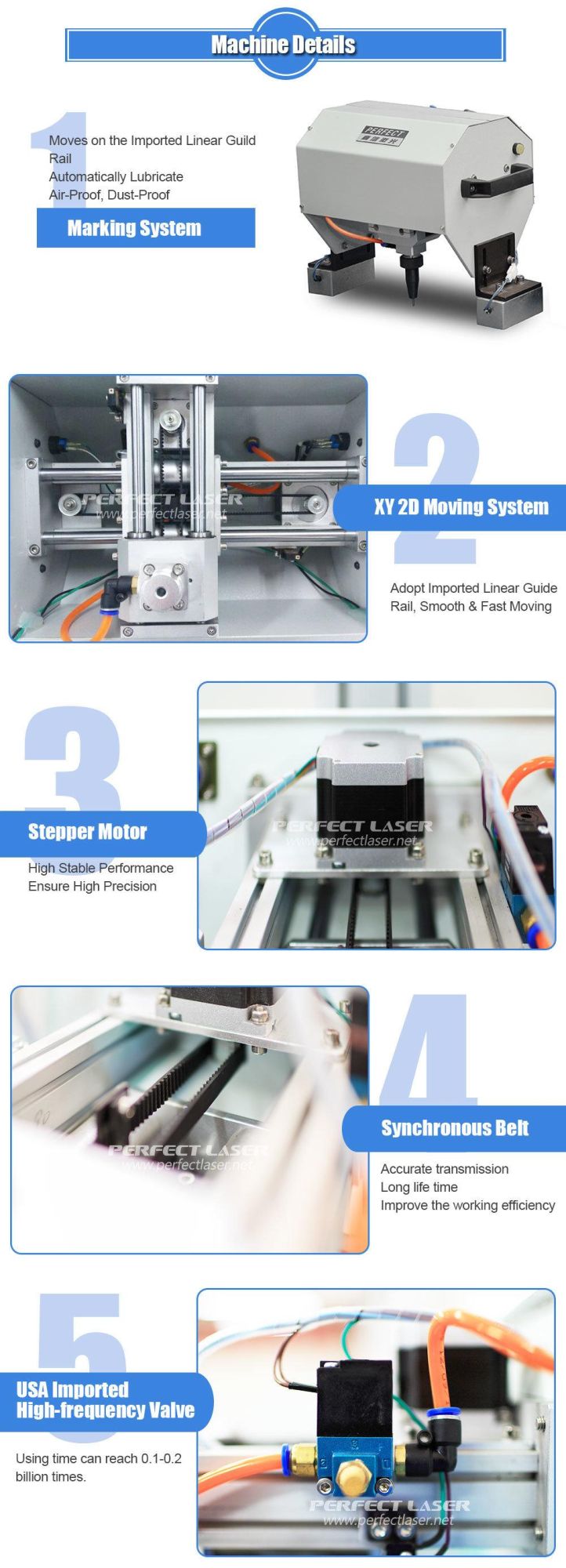 Peqd-030 Portable Type Handheld DOT Peen Marking Machine for Metal