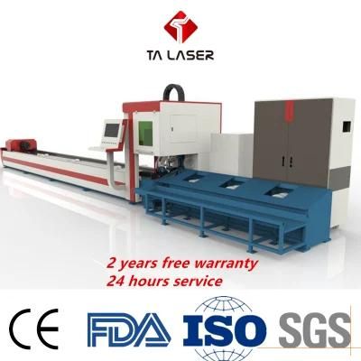 1500W Metal Pipe and Tube Fiber Laser Cutting Machine