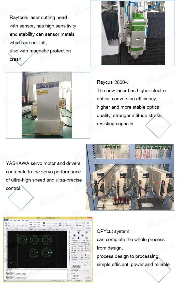 1530 CNC Fiber Laser Cutting Machine 1000/1500/2000/3000W Full Cover Exchange Table