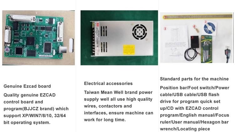 50W Fiber Laser Marking Machine Full Cover Raycus Ipg Source