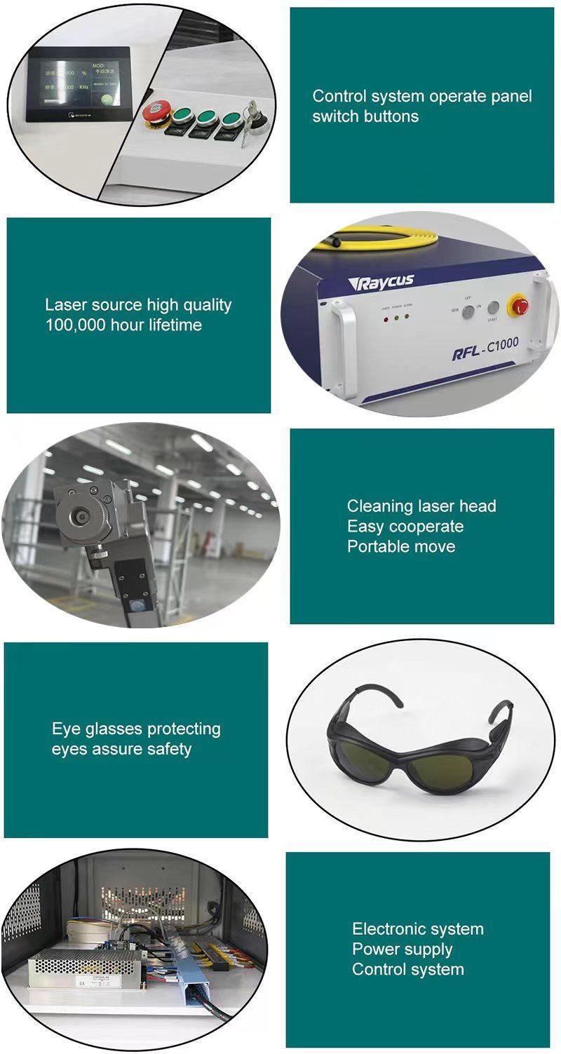 2022 High Quality Automatic Handheld Rusty Metal Fiber Laser Cleaning Machine