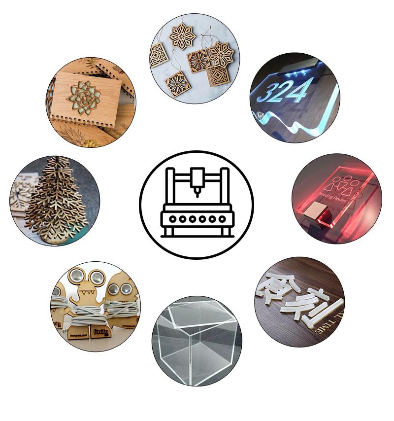 Wood Furniture CO2 Laser Cutting Machine
