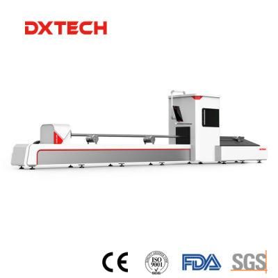 2000W Cw Fiber Laser Metal Cutting Machine Mild Steel Tube Laser Cutter 6m Tube Machine Factory Price